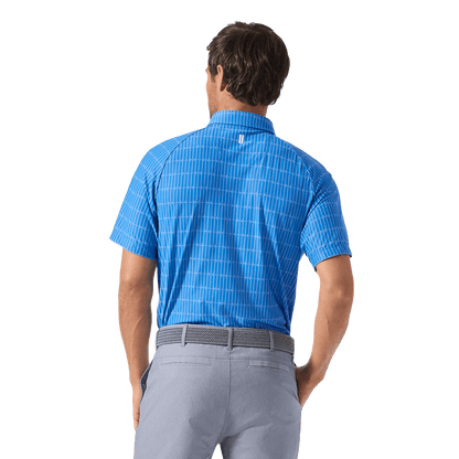 Pacific Coast U Repeat All Fore It Polo Back Waist-Up Angle.