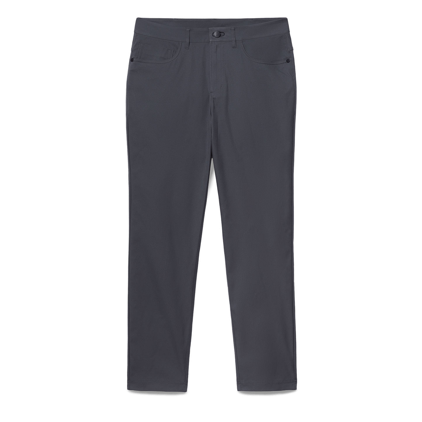 Slate Public Rec Men's Dealmaker 5-Pocket Pant Flat Lay Angle.