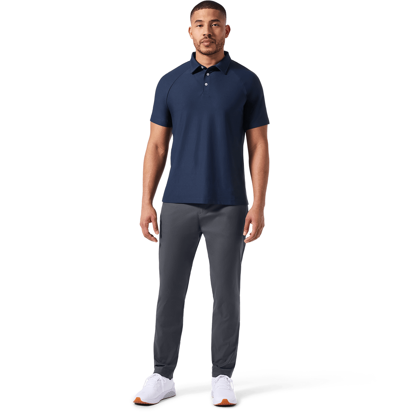 Slate Public Rec Men's Dealmaker 5-Pocket Pant Front Full Body Angle.