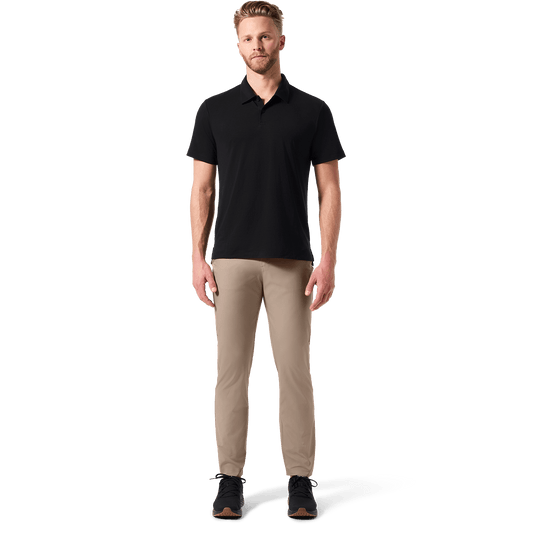 Sand Public Rec Men's Dealmaker 5-Pocket Pant Front Full Body Angle.