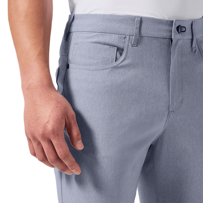 Heather Chambray Public Rec Men's Dealmaker 5-Pocket Pant Pocket Detail Angle.