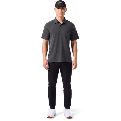 Black Public Rec Men's Dealmaker 5-Pocket Pant Front Full Body Angle.