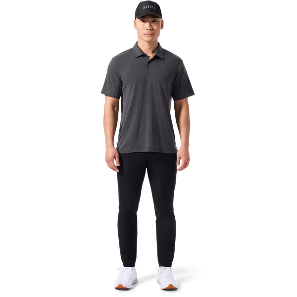 Black Public Rec Men's Dealmaker 5-Pocket Pant Front Full Body Angle.