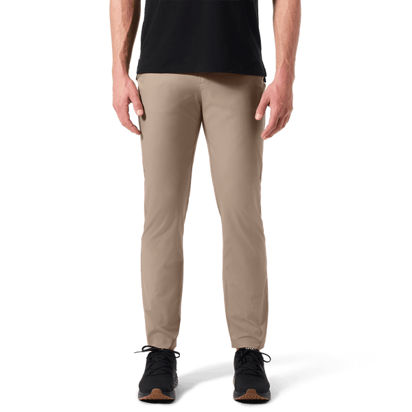 Sand Public Rec Men's Dealmaker 5-Pocket Pant Lower Body Angle.