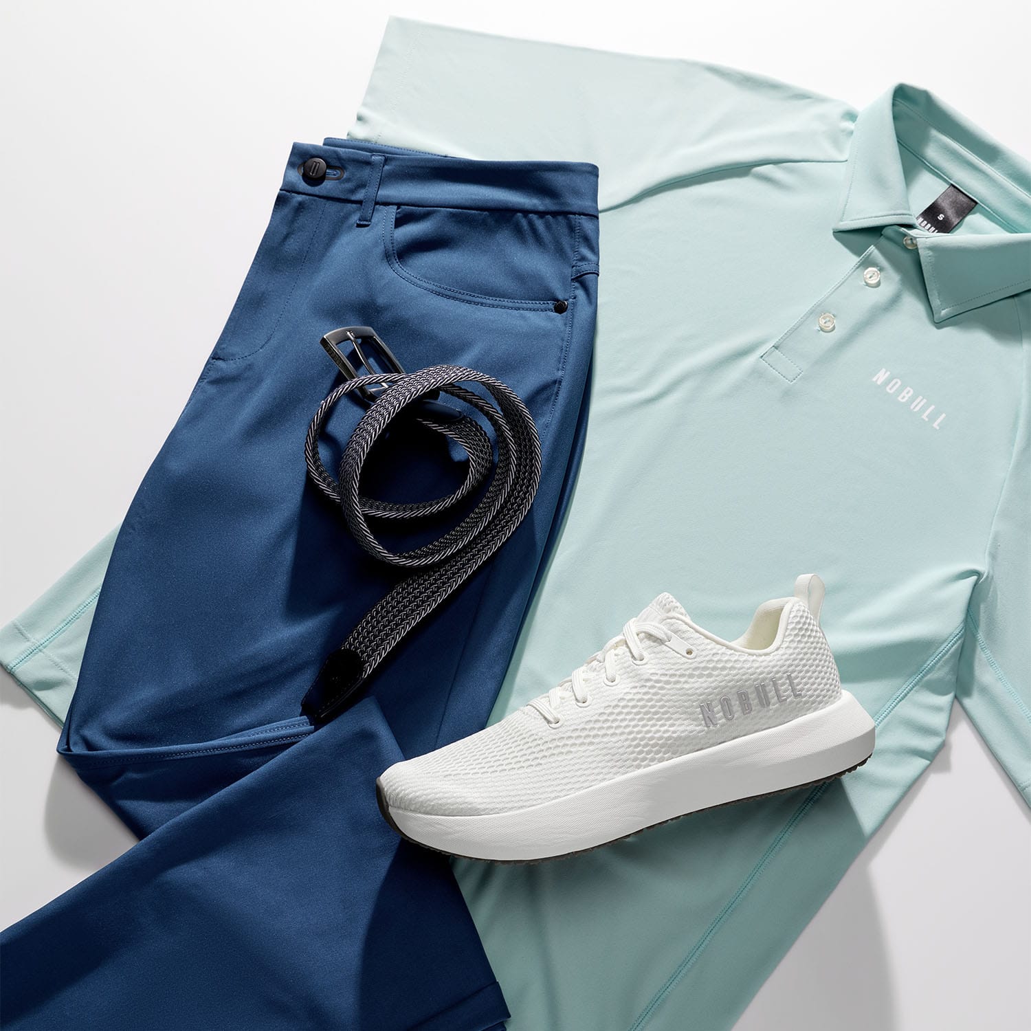 Men's Classic White Zest Outwork Flex Shoes | NOBULL