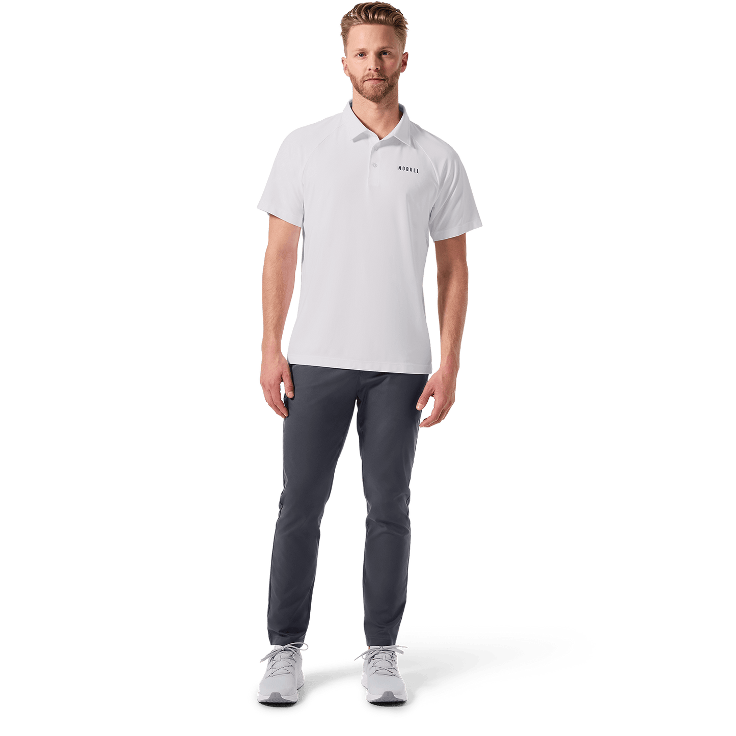 Slate Public Rec Men's Dealmaker Chino+ Pants Front Full Body Angle.