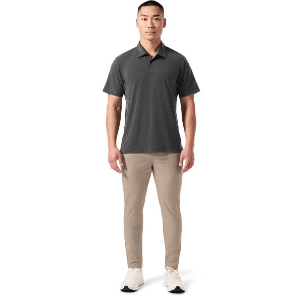 Sand Public Rec Men's Dealmaker Chino+ Pants Front Full Body Angle.