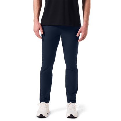 Navy Public Rec Dealmaker Chino+ Pants Lower Body Angle.