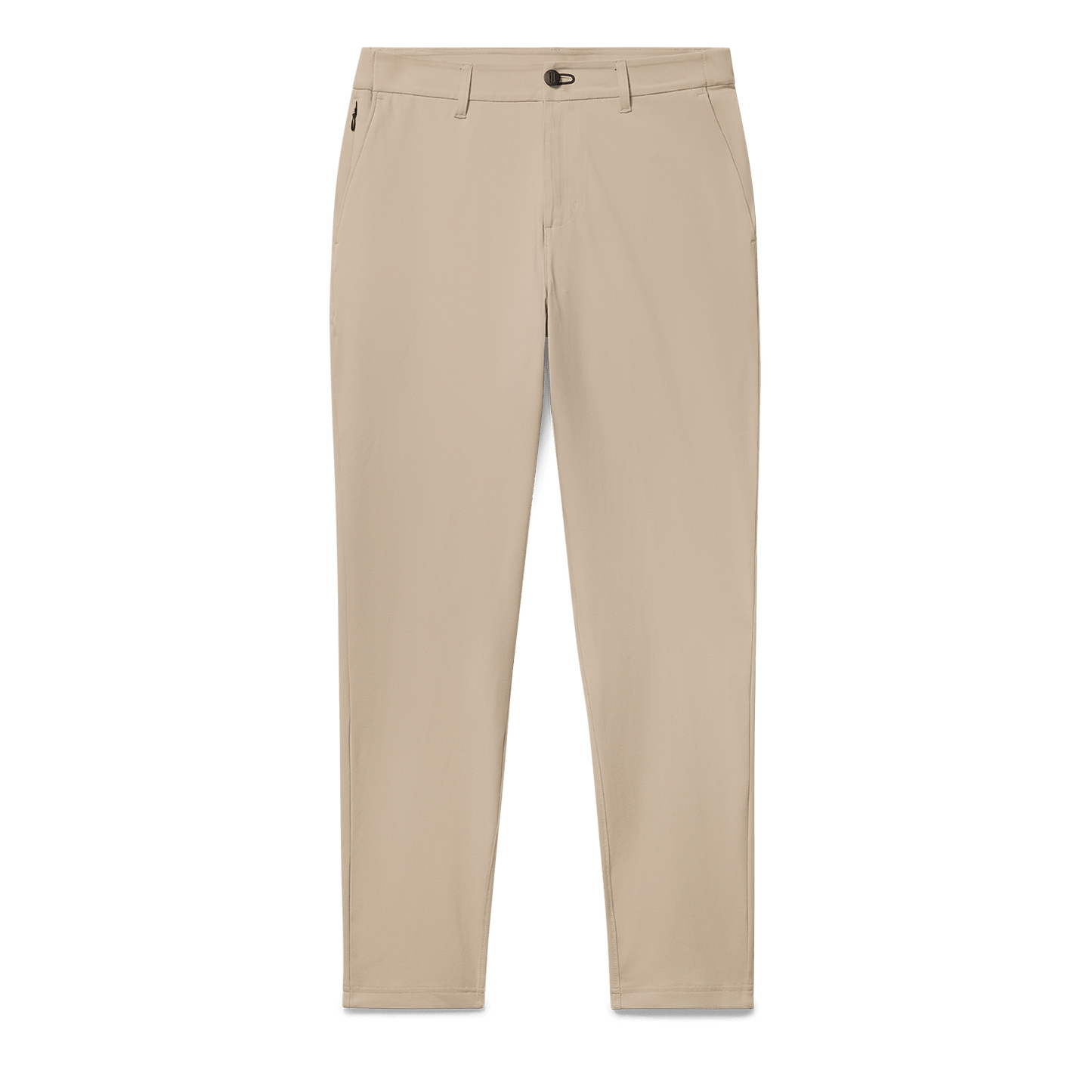 Taupe Public Rec Men's Gamechanger 5-Pocket Pant Flat Lay Angle.