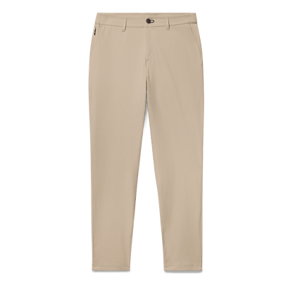 Taupe Public Rec Men's Gamechanger 5-Pocket Pant Flat Lay Angle.