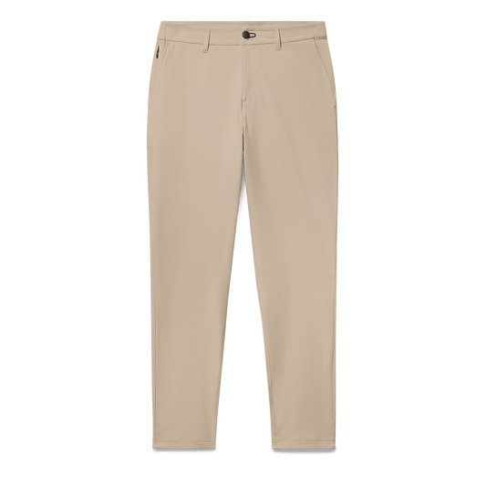 
                        Taupe Public Rec Men's Gamechanger 5-Pocket Pant Flat Lay Angle.
                      