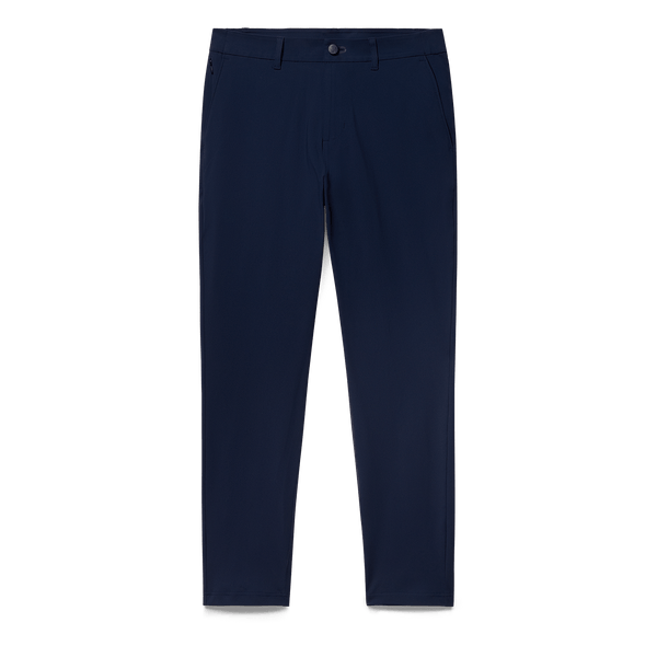 Navy Public Rec Men's Gamechanger 5-Pocket Pant Flat Lay Angle.