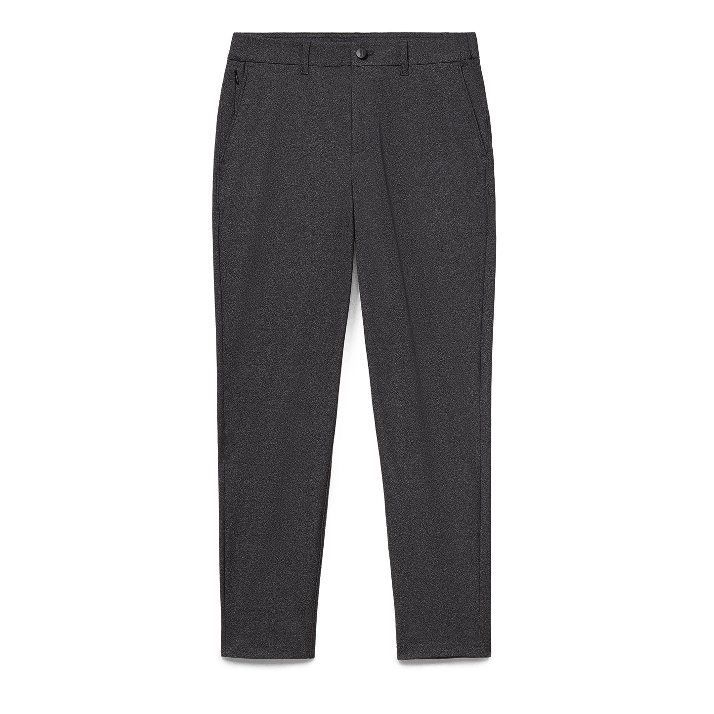 Charcoal Heather Public Rec Men's Gamechanger 5-Pocket Pant Flat Lay Angle.