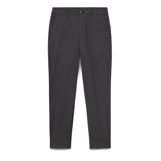 Charcoal Heather Public Rec Men's Gamechanger 5-Pocket Pant Flat Lay Angle.