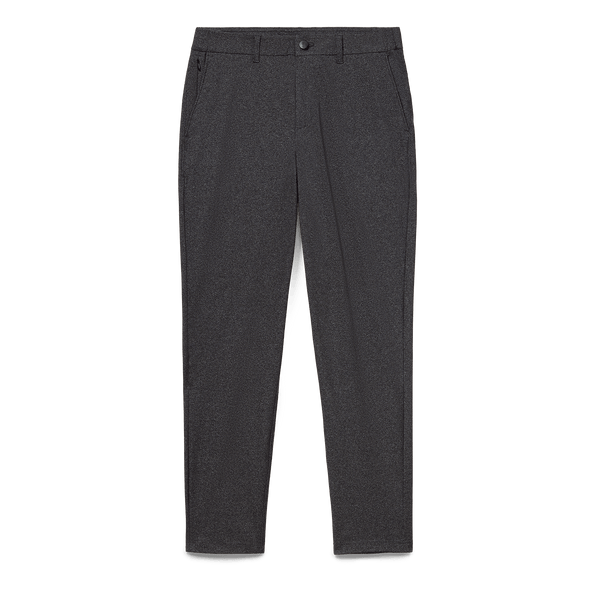 Charcoal Heather Public Rec Men's Gamechanger 5-Pocket Pant Flat Lay Angle.