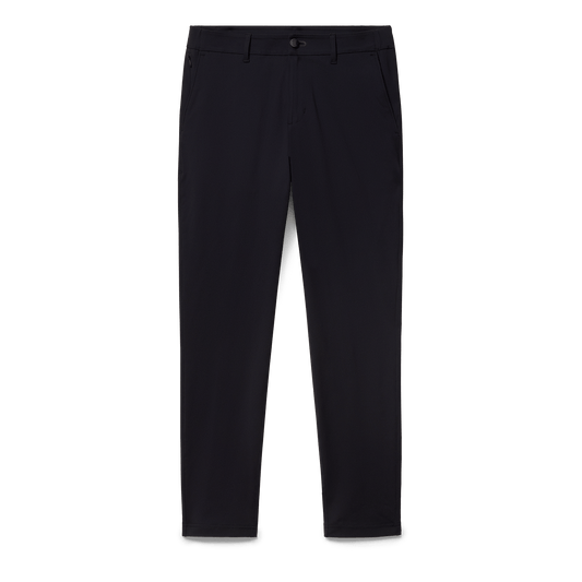 Black Public Rec Men's Gamechanger 5-Pocket Pant Flat Lay Angle.