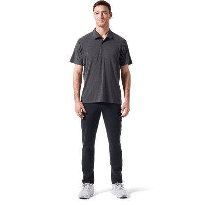 Stone Gray Public Rec Mens Gamechanger 5-Pocket Pant Pocket Front Full Body Angle.