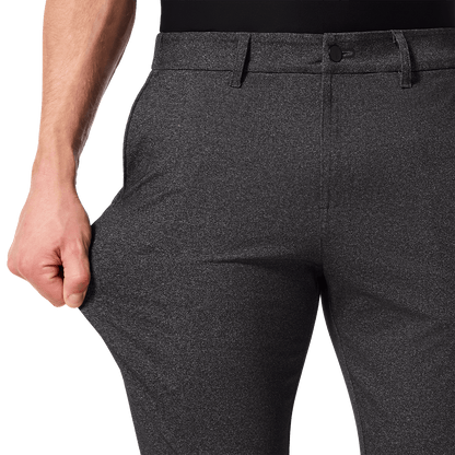 Charcoal Heather Public Rec Men's Gamechanger 5-Pocket Pant Stretch Detail Angle.