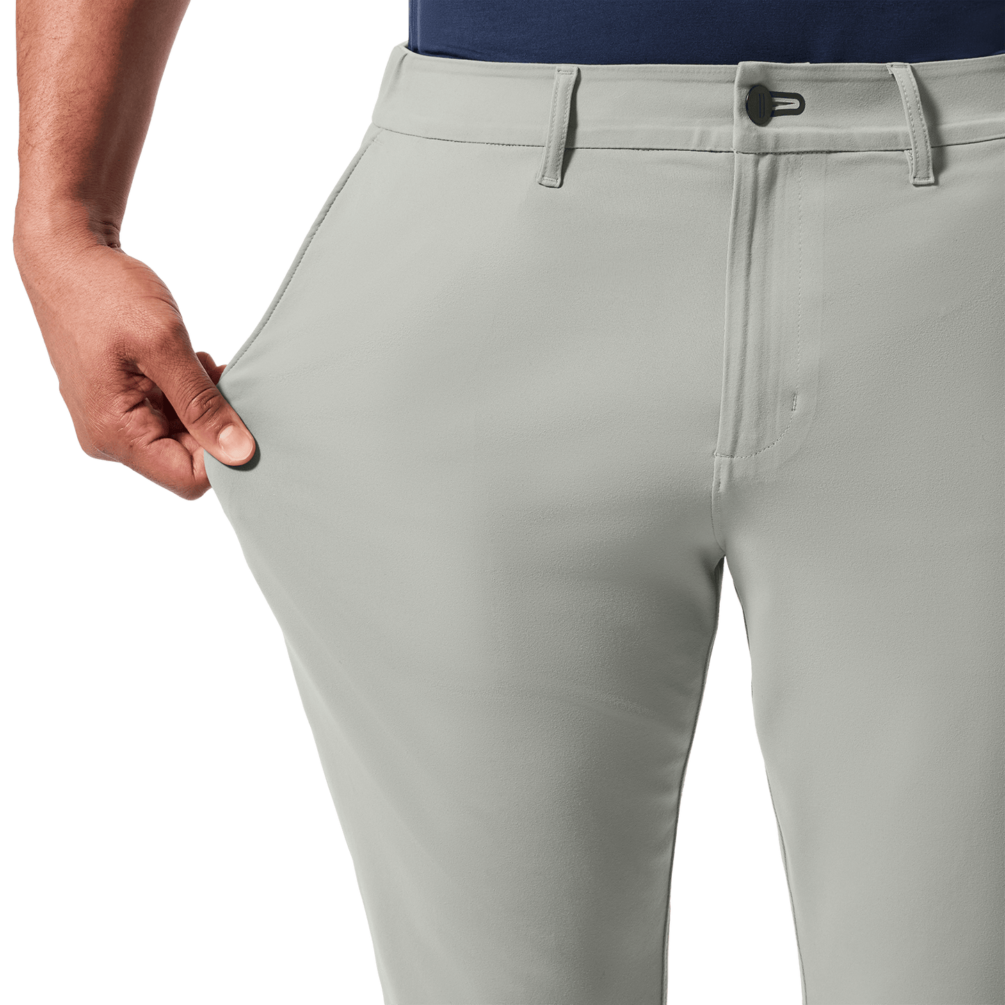 Fog Public Rec Men's Gamechanger 5-Pocket Pant Stretch Detail Angle.