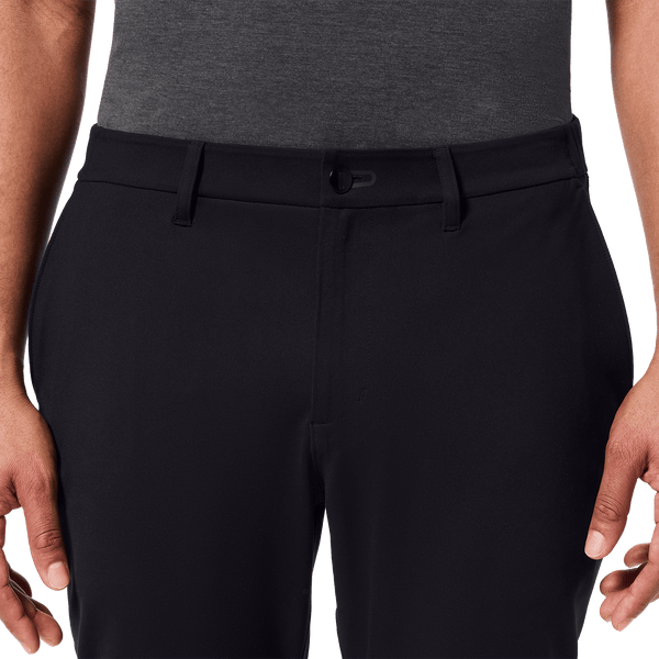Black Public Rec Men's Gamechanger 5-Pocket Pant Front Detail Angle.