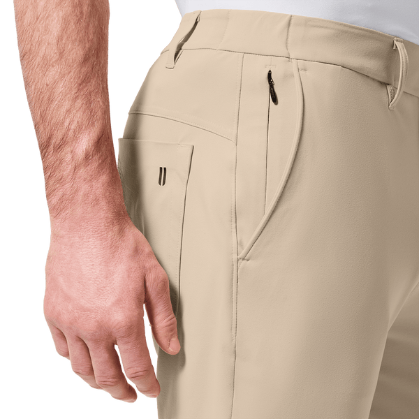 Taupe Public Rec Men's Gamechanger 5-Pocket Pant Pocket Detail Angle.