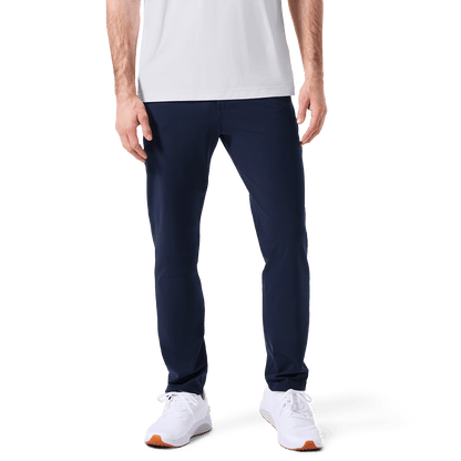 Navy Public Rec Men's Gamechanger 5-Pocket Pant Lower Body Angle.