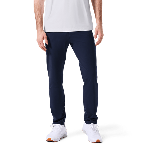 Navy Public Rec Men's Gamechanger 5-Pocket Pant Lower Body Angle.
