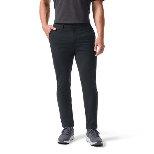 Stone Gray Public Rec Mens Gamechanger 5-Pocket Pant Front Lower Body Angle.