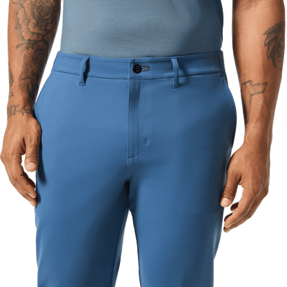 Men's Naval Blue Gamechanger 5-Pocket Pant Detail Angle.