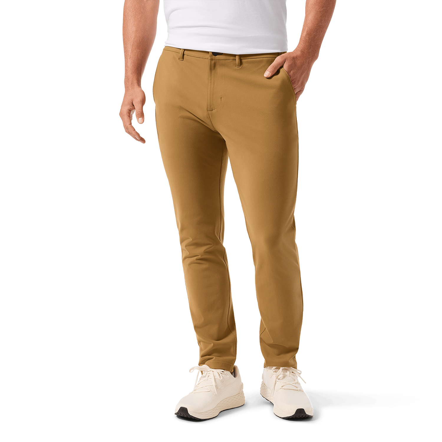 Men's Saddle Tan Gamechanger 5-Pocket Pant | NOBULL X Public Rec