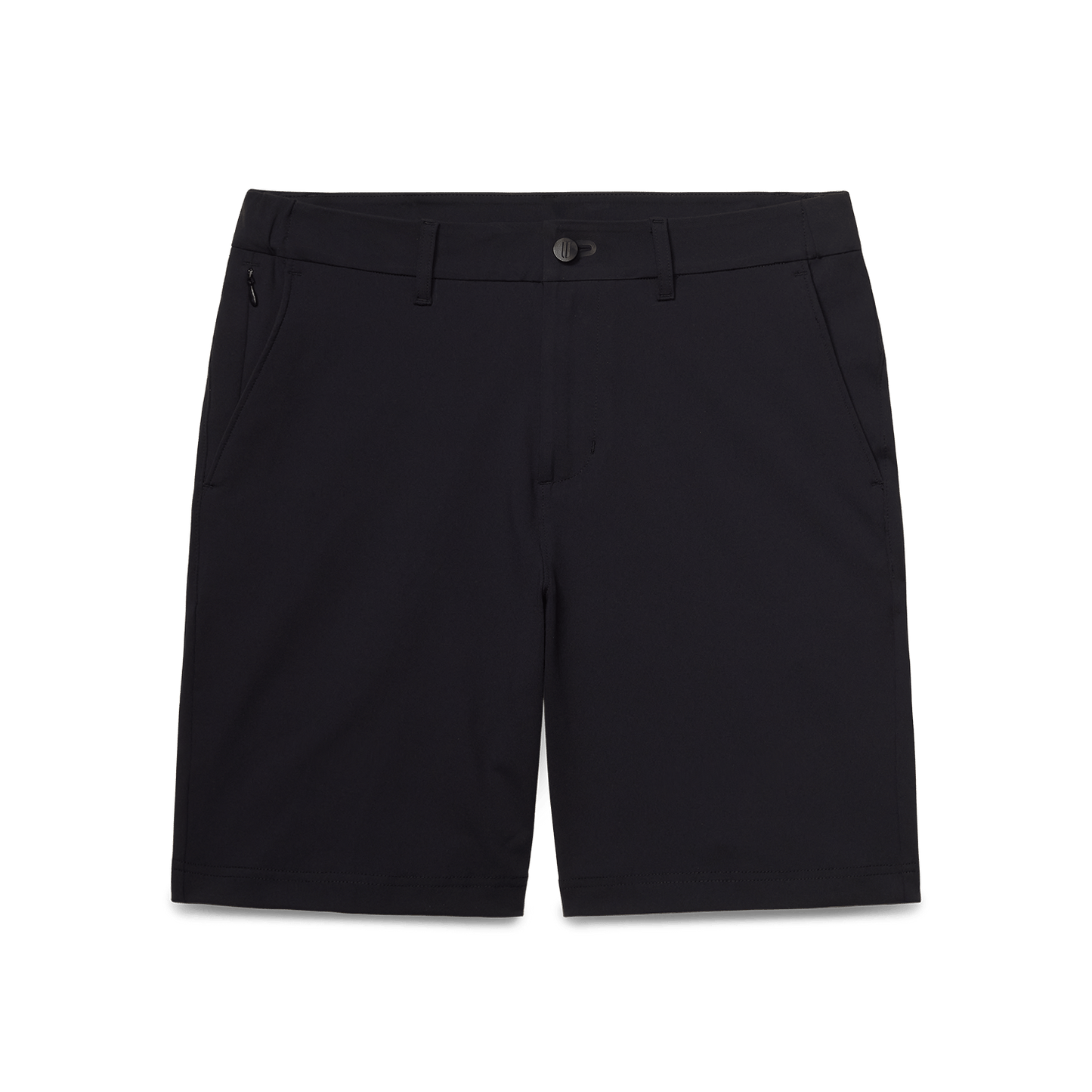 Black Public Rec Gamechanger 5 Pocket Short Flat Lay Angle.