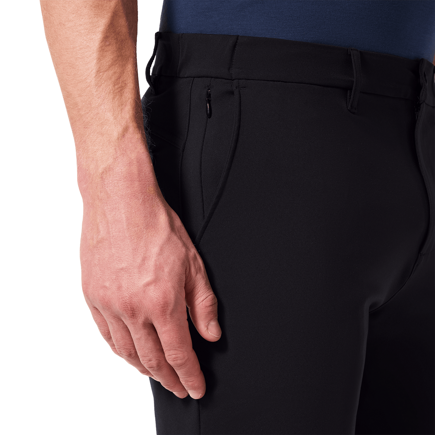 Black Public Rec Gamechanger 5 Pocket Short Pocket Detail Angle.