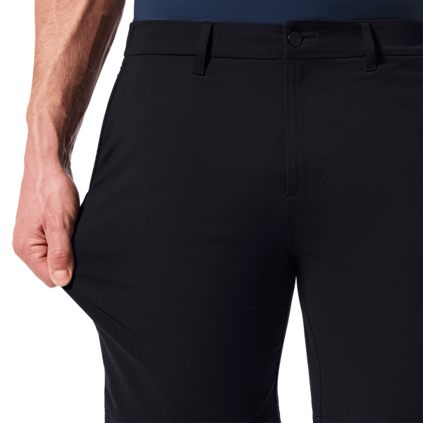 Black Public Rec Gamechanger 5 Pocket Short Stretch Detail Angle.