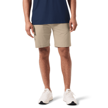 Taupe Public Rec Gamechanger 5 Pocket Short Lower Body Angle.