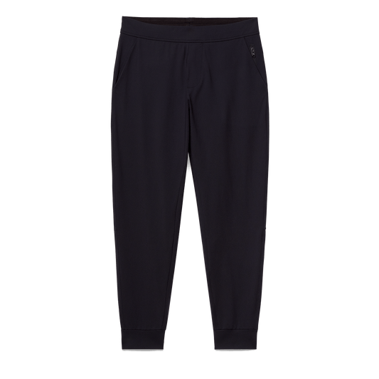 Black Men's Public Rec Gamechanger Jogger Pants Flat Lay Angle.