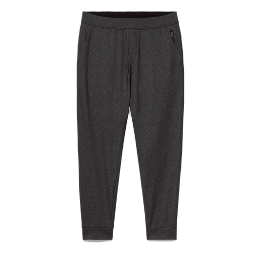 Charcoal Heather Men's Public Rec Gamechanger Jogger Flat Lay Angle.