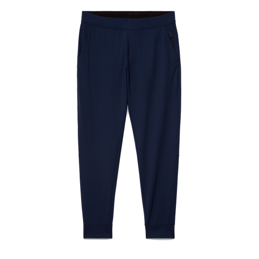 Navy Men's Public Rec Gamechanger Jogger Flat Lay Angle.