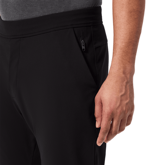 Black Men's Public Rec Gamechanger Jogger Pants Pocket Detail Angle.