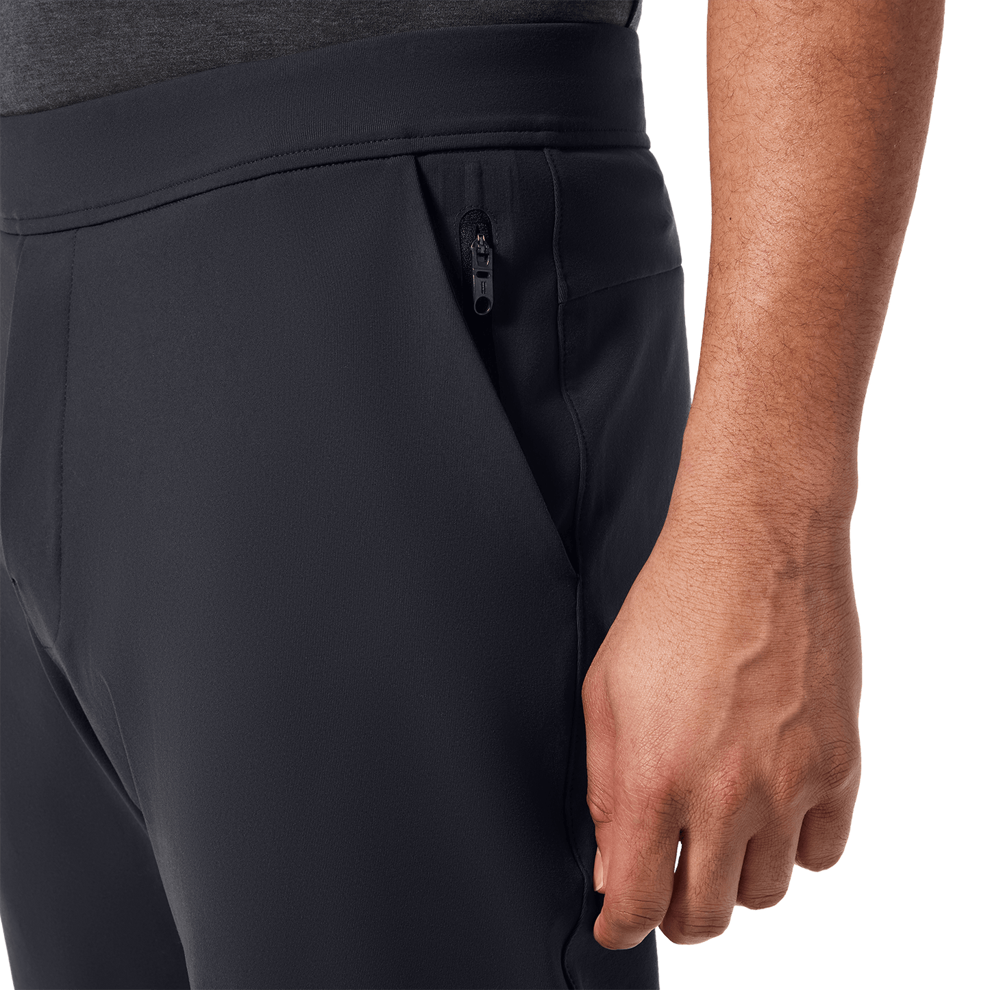 Stone Grey Men's Public Rec Gamechanger Jogger Pocket Detail Angle.