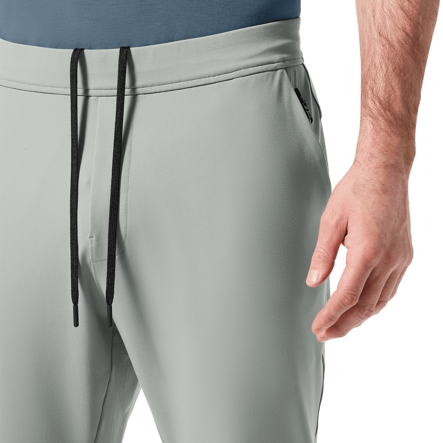 Fog Men's Public Rec Gamechanger Jogger Drawstring Detail Angle.