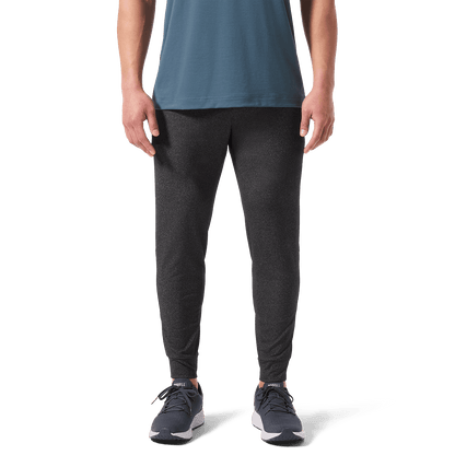 Charcoal Heather Men's Public Rec Gamechanger Jogger Lower Body Angle.