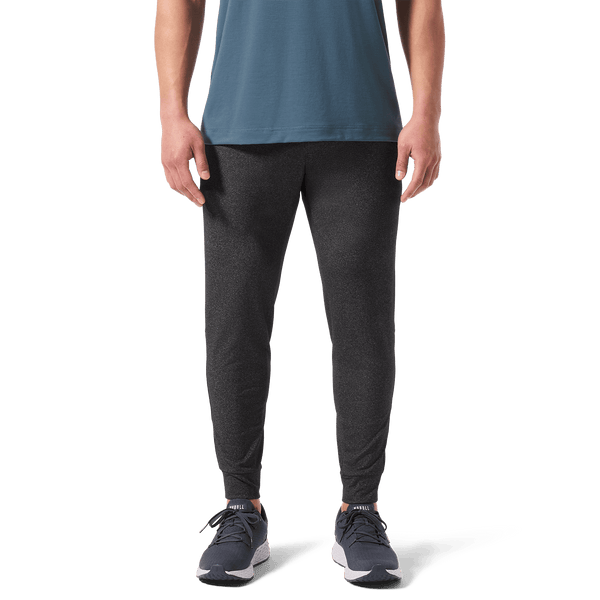 Charcoal Heather Men's Public Rec Gamechanger Jogger Lower Body Angle.