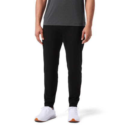 Black Men's Public Rec Gamechanger Jogger Pants Lower Body Angle.