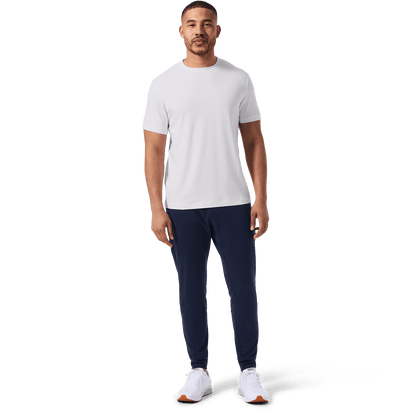 Navy Men's Public Rec Gamechanger Jogger Front Full Body Angle.