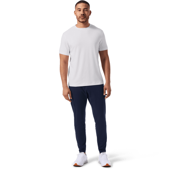 Navy Men's Public Rec Gamechanger Jogger Front Full Body Angle.
