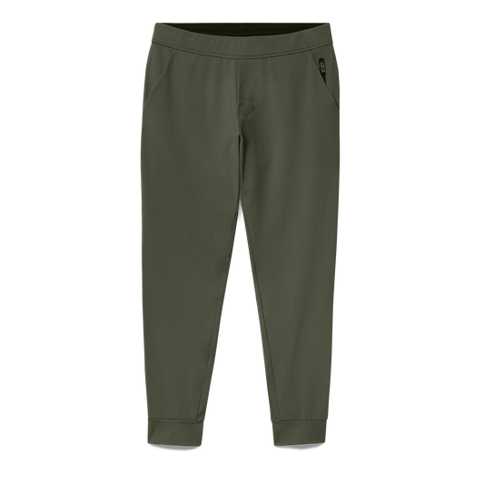 Men's Shadow Olive Gamechanger Jogger Flat Lay Angle.