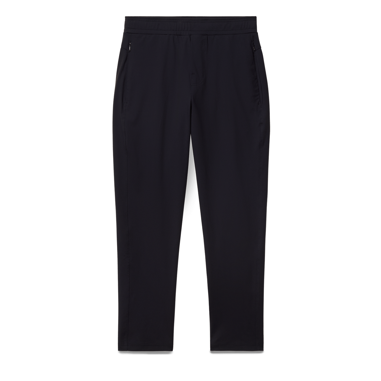 Black Public Rec Men's Gamechanger Rec Pant Flat Lay Angle.