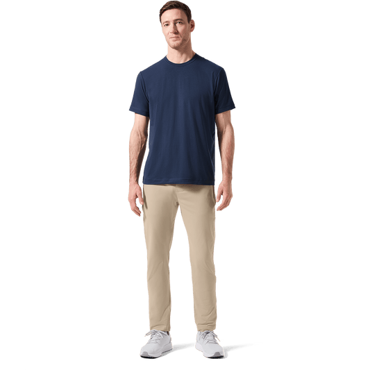 Taupe Public Rec Men's Gamechanger Rec Pant Front Full Body Angle.
