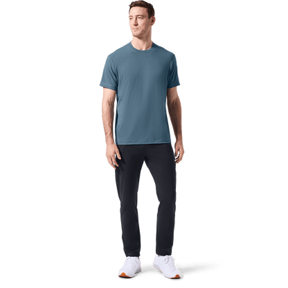 Stone Gray Public Rec Men's Gamechanger Pant Front Full Body Angle.