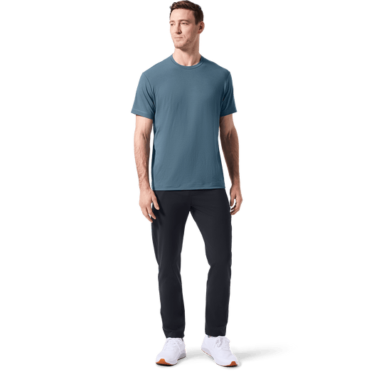 Stone Gray Public Rec Men's Gamechanger Pant Front Full Body Angle.